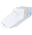 Name It Strømper - 3-pak - NkmValde - Bright White/Chateau Grey