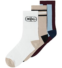 Name It Strømper - 3-pak - NkmFrede - Chateau Grey/Blue Fog