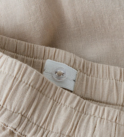 Name It Bukser - Noos - Wide - NkfFalinnen - Chateau Grey