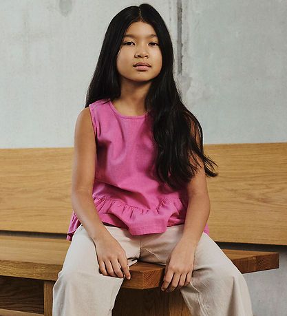 Name It Bukser - Noos - Wide - NkfFalinnen - Chateau Grey