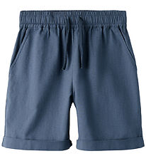 Name It - Shorts - NkmFalinnen - Vintage Indigo