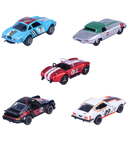 Majorette Biler - 5-Pak - Vintage Racing