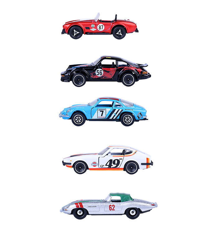 Majorette Biler - 5-Pak - Vintage Racing