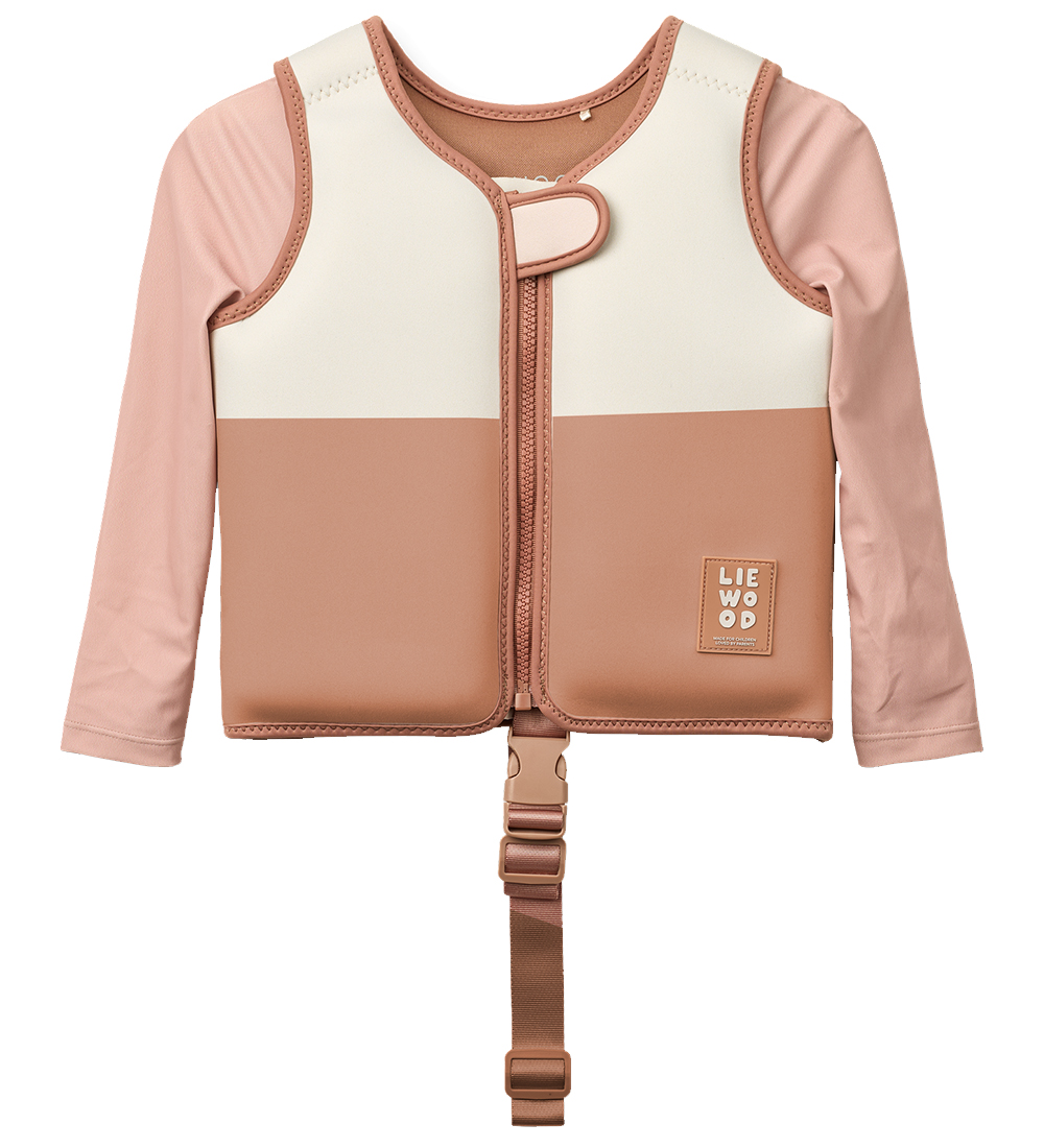 Liewood Schwimmweste m. Ärmel - 11-15 kg - Toskana Rose Multi mi - Liewood - One Size - Schwimmwesten