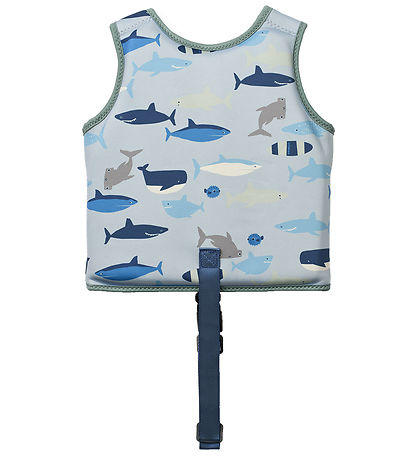 Liewood Svømmevest - 11-15 kg - Dove - Shark/Dove blue