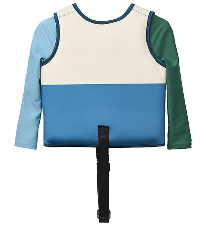 Liewood Svømmevest - m.ærmer - 19-30 kg - Dove - Riverside multi