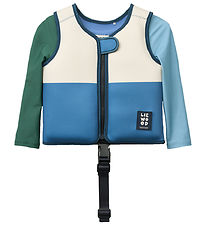 Liewood Swim Vest - 11-15 kg - Dove - Riverside Multi Mix