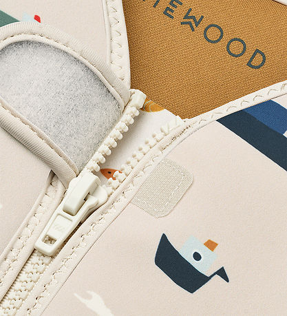 Liewood Svømmevest - 11-15 kg - Dove - Sailing /Sandy