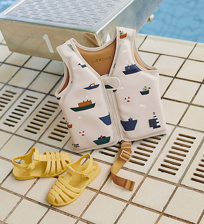 Liewood Svømmevest - 11-15 kg - Dove - Sailing /Sandy