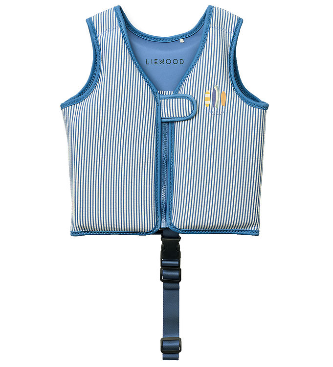Liewood Svømmevest - 19-30 kg - Dove - Y/D Stripe Riverside/Crem