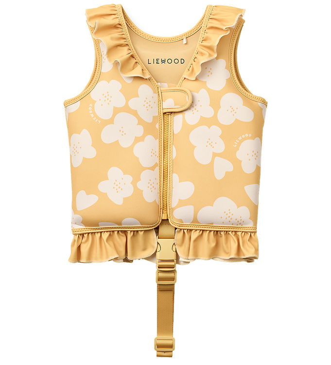 Liewood Svømmevest - 11-15 kg - Dove - Flower/Lemon yellow