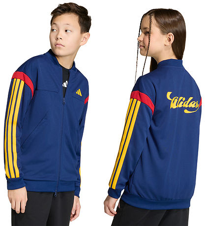 adidas Performance Cardigan - J Hot Top - Dkblue/Creyel/Tepore