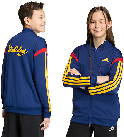 adidas Performance Cardigan - J Hot Top - Dkblue/Creyel/Tepore