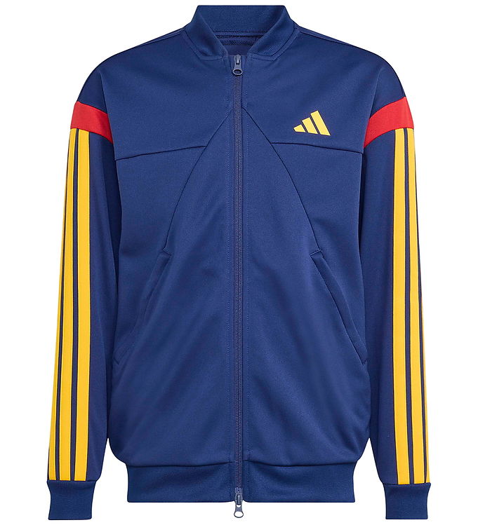 adidas Performance Cardigan - HOT - Mørkeblå/Crew Yellow/Team Po