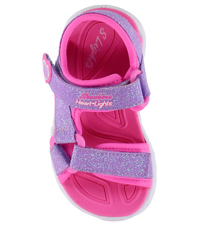 Skechers Sandaler - Heart Lights - Lavender/Pink