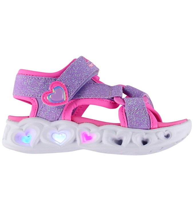 Skechers Sandaler – Heart Lights – Lavender/Pink
