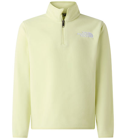 The North Face Fleecetrøje - Glacier QTR Zip - Lemon Mist