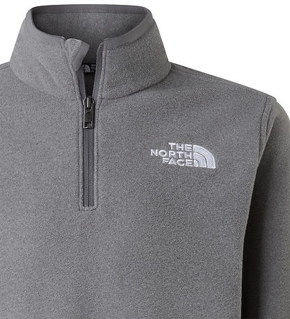 The North Face Fleecetrøje - Glasier QTR Zip - TNF Mid grey Heat