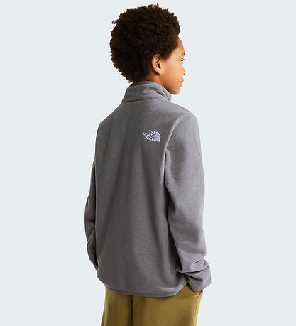The North Face Fleecetrøje - Glasier QTR Zip - TNF Mid grey Heat