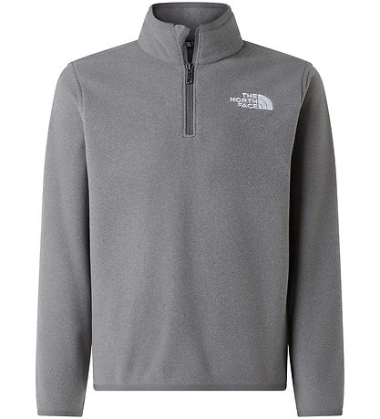The North Face Fleecetrøje - Glasier QTR Zip - TNF Mid grey Heat