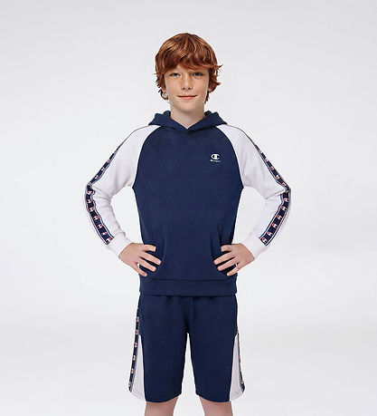 Champion Hættetrøje - Navy/White