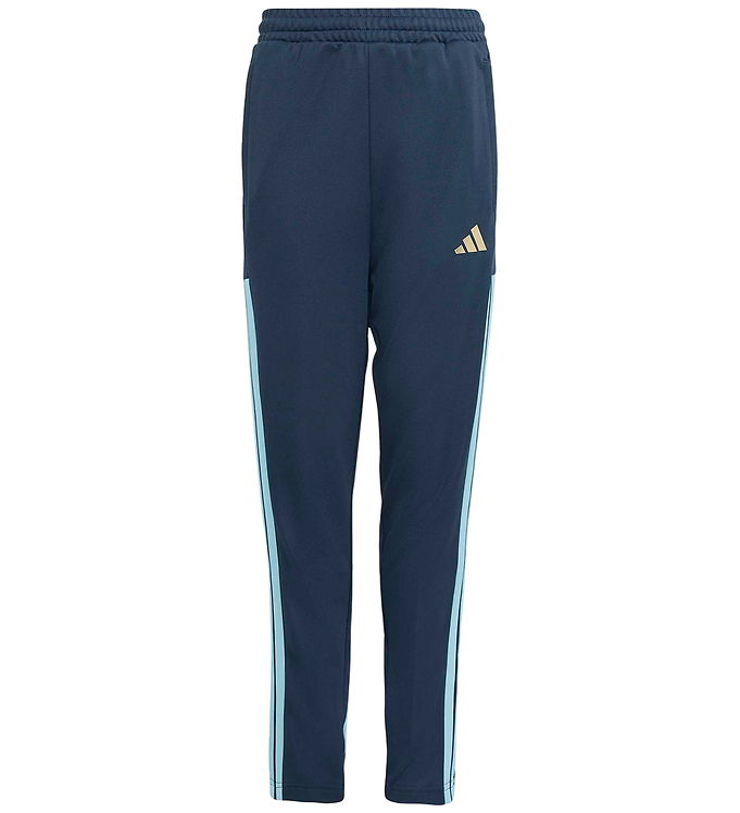 adidas Performance Træningsbukser - HOT - Night Navy/Icey Blue