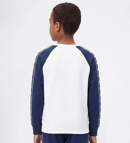 Champion Sweatshirt - Crewneck - White/Navy