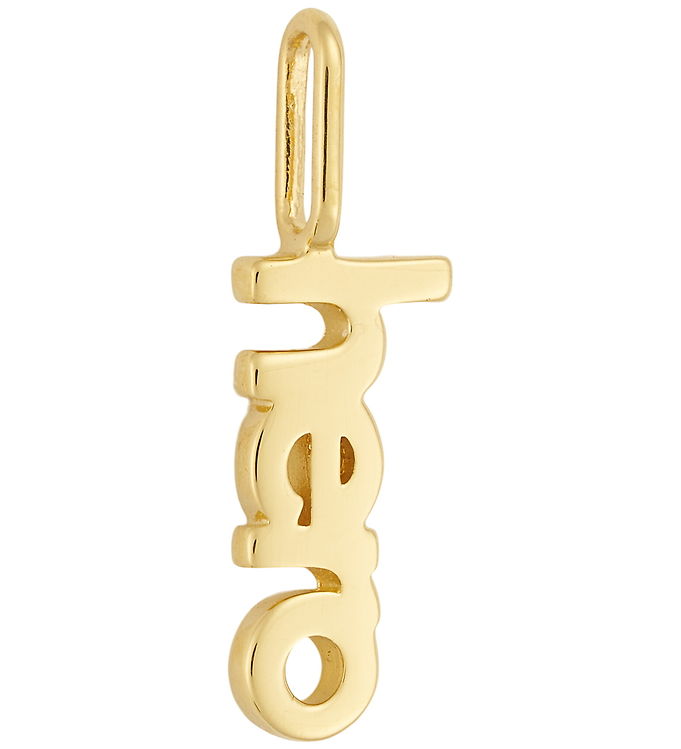 Design Letters Vedhæng - Vocabulary - Hero - 18k Guldbelagt