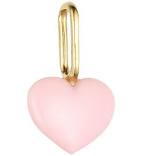 Design Letters Vedhæng - Close To My Heart - Creole Pink