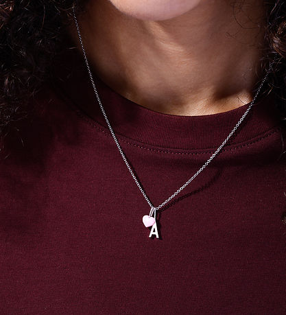 Design Letters Vedhæng - Close To My Heart - Creole Pink