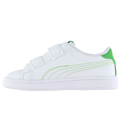 Puma Sko - Smash 3.0 Dino V PS - White/Green Fruit