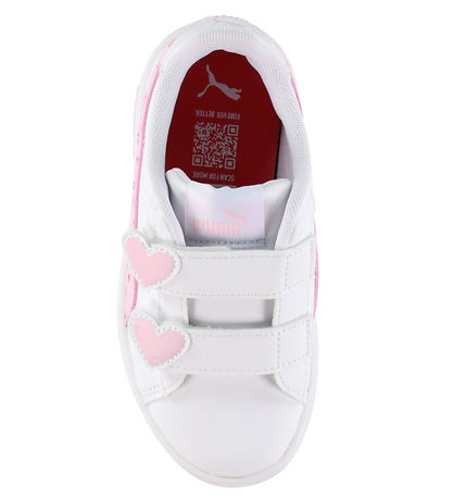 Puma Sko - Smash 3.0 Hearty V PS - White/Pearl Pink