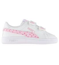 Puma Sko - Smash 3.0 Hearty V Inf - White/Pearl Pink