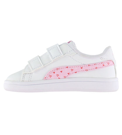 Puma Sko - Smash 3.0 Hearty V Inf - White/Pearl Pink