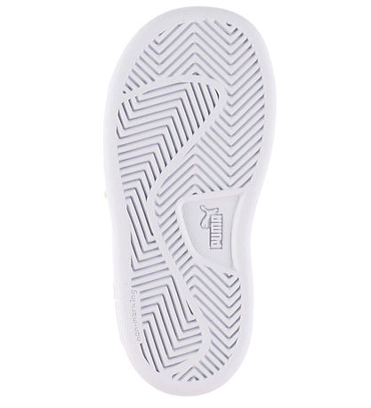 Puma Sko - Smash 3.0 Glit Glam V In - Glacial Gray/Frosty Pink