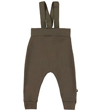 Smallstuff Bukser m. Seler - Dark Mole