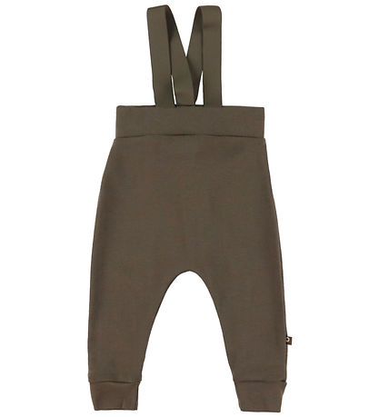 Smallstuff Bukser m. Seler - Dark Mole