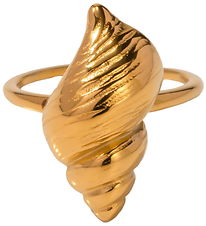 By Stær Ring - Konkylie - Forgyldt