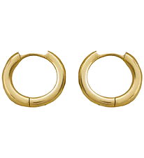 By Stær Øreringe - Emmy - Stor - Forgyldt