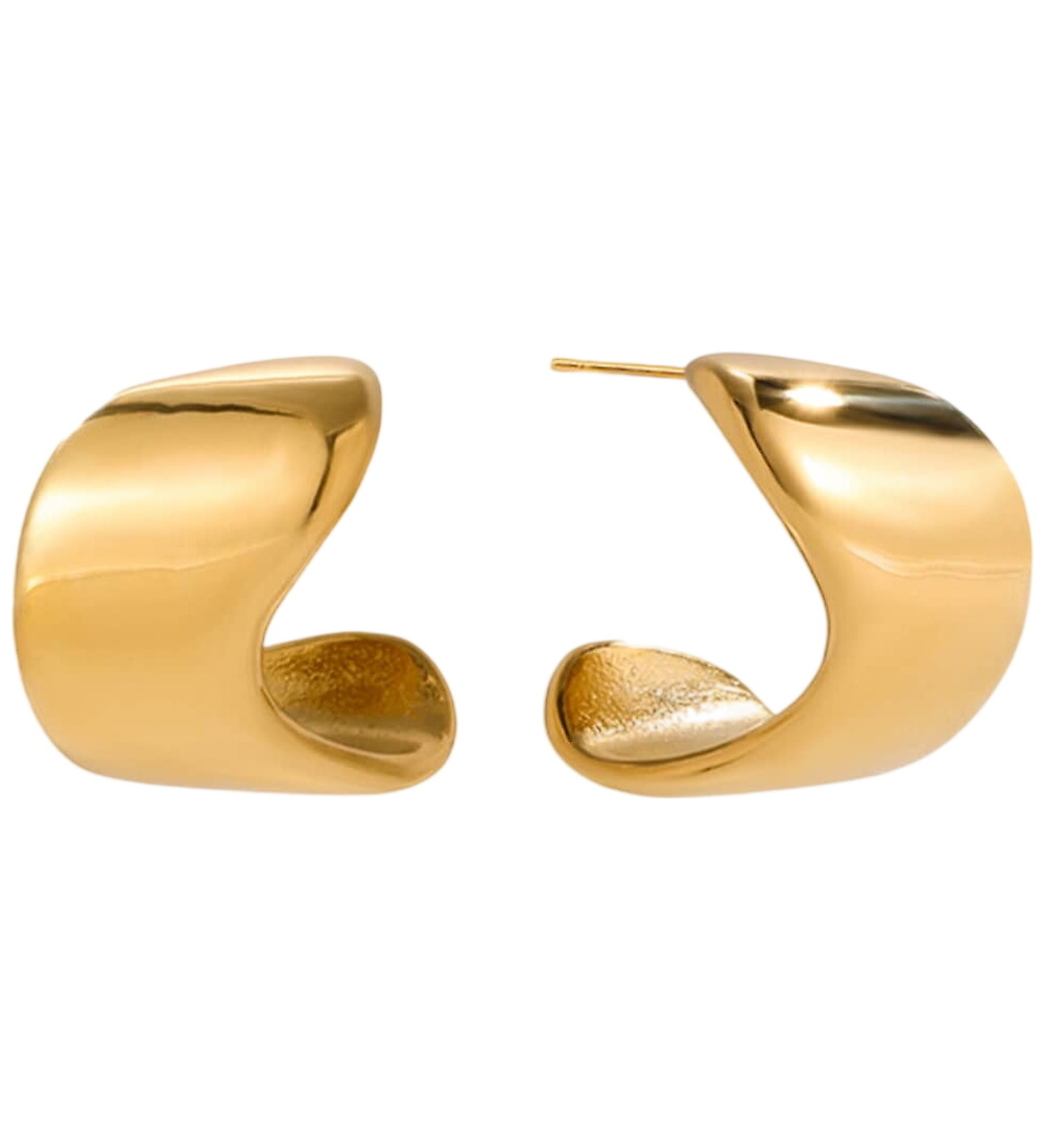 By Stær Boucles d'oreilles - Cassia - Plaqué or - By Stær - UneTaille - Bijoux