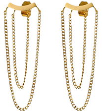 By Stær Øreringe - Isa - Forgyldt