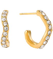 By Stær Øreringe - Vivia - Forgyldt