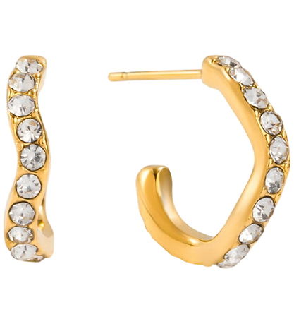 By Stær Øreringe - Vivia - Forgyldt