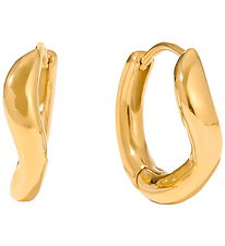 By Stær Øreringe - Odette - Forgyldt