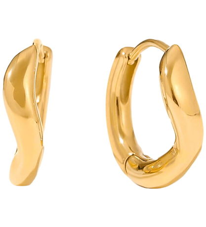 By Stær Øreringe - Odette - Forgyldt