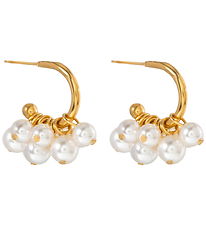 By Stær Øreringe - Solaima - Forgyldt