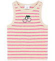 The New Top - TnShannon - Carmine Rose Striped