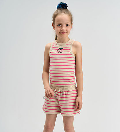 The New Top - TnShannon - Carmine Rose Striped