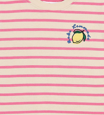 Tne New T-shirt - TnstSannah - Carmine Rose Striped
