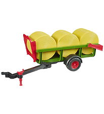 Bruder Trailer m. Halmballer - Self loading